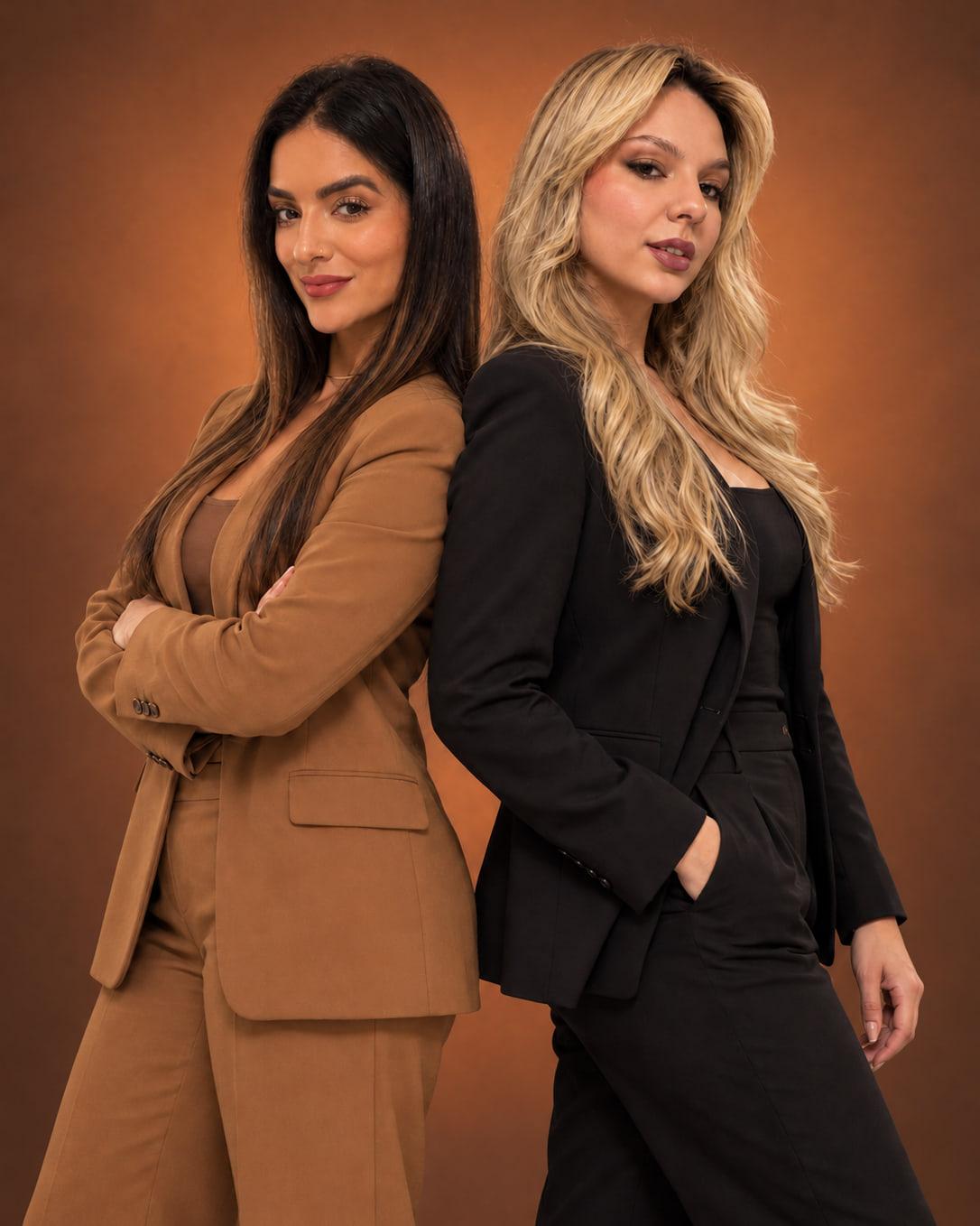 Jeniffer Ramires, à esquerda, e Maria Eduarda Costa, advogadas do escritório Costa & Ramires